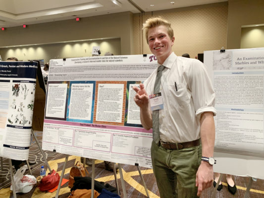 Grant Lattanzi presenting at the National Collegiate Honors Council Conference.