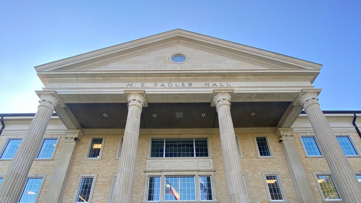 exterior of Sadler Hall